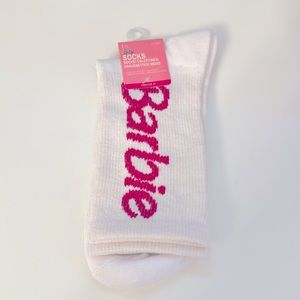 Forever 21 x Barbie Graphic Crew Socks, OS